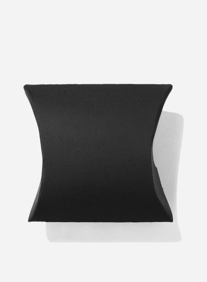 Meetppy 50pcs Mini Black Kraft Paper Pillow Candy Boxes 3.5x2.6 Inch,Wedding Favor Box, Baby Shower Favor Box for Wedding Bithday Party Baby Shower Favors - Image 4